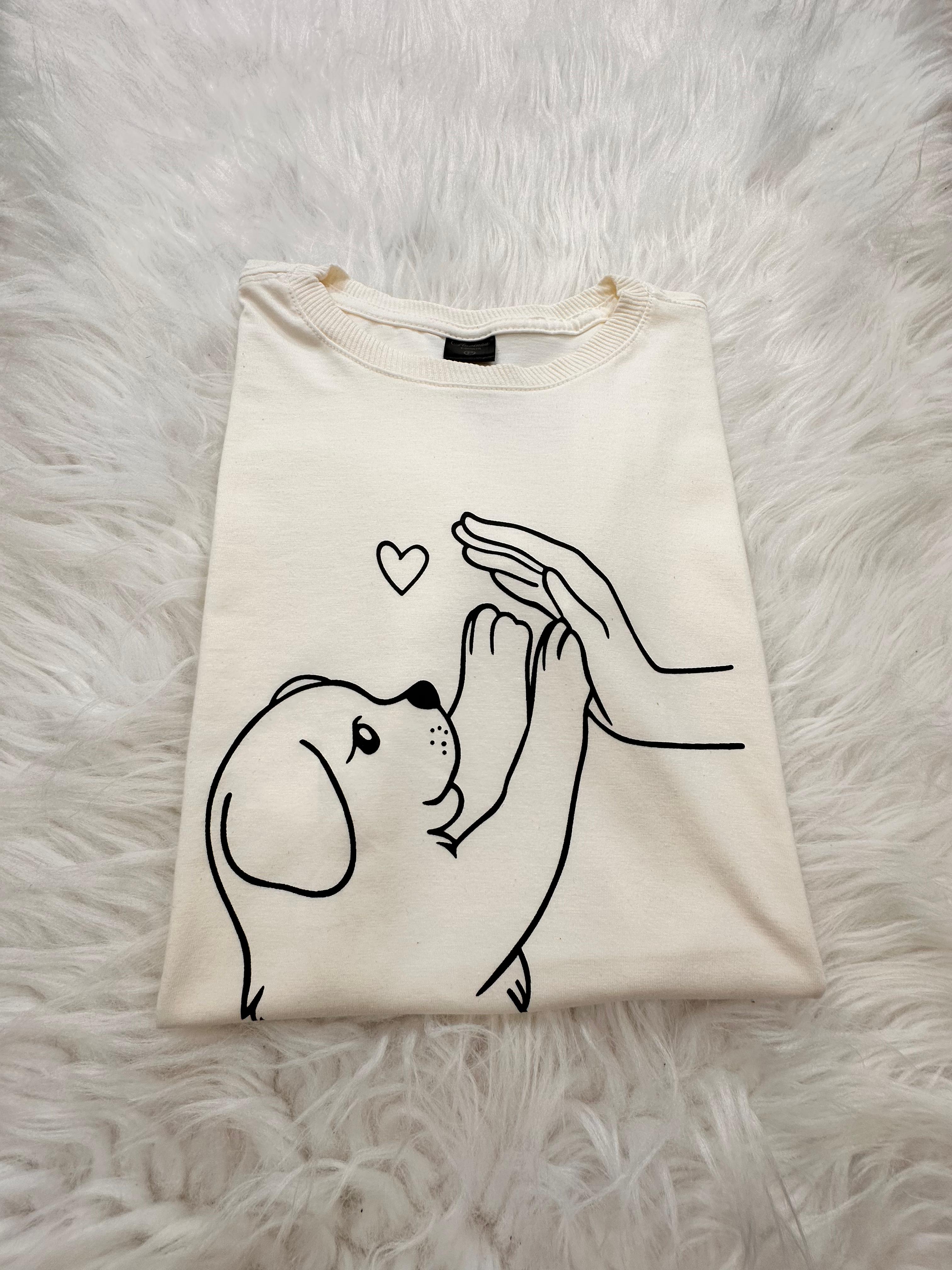 Camisa Cachorrinho Off-White