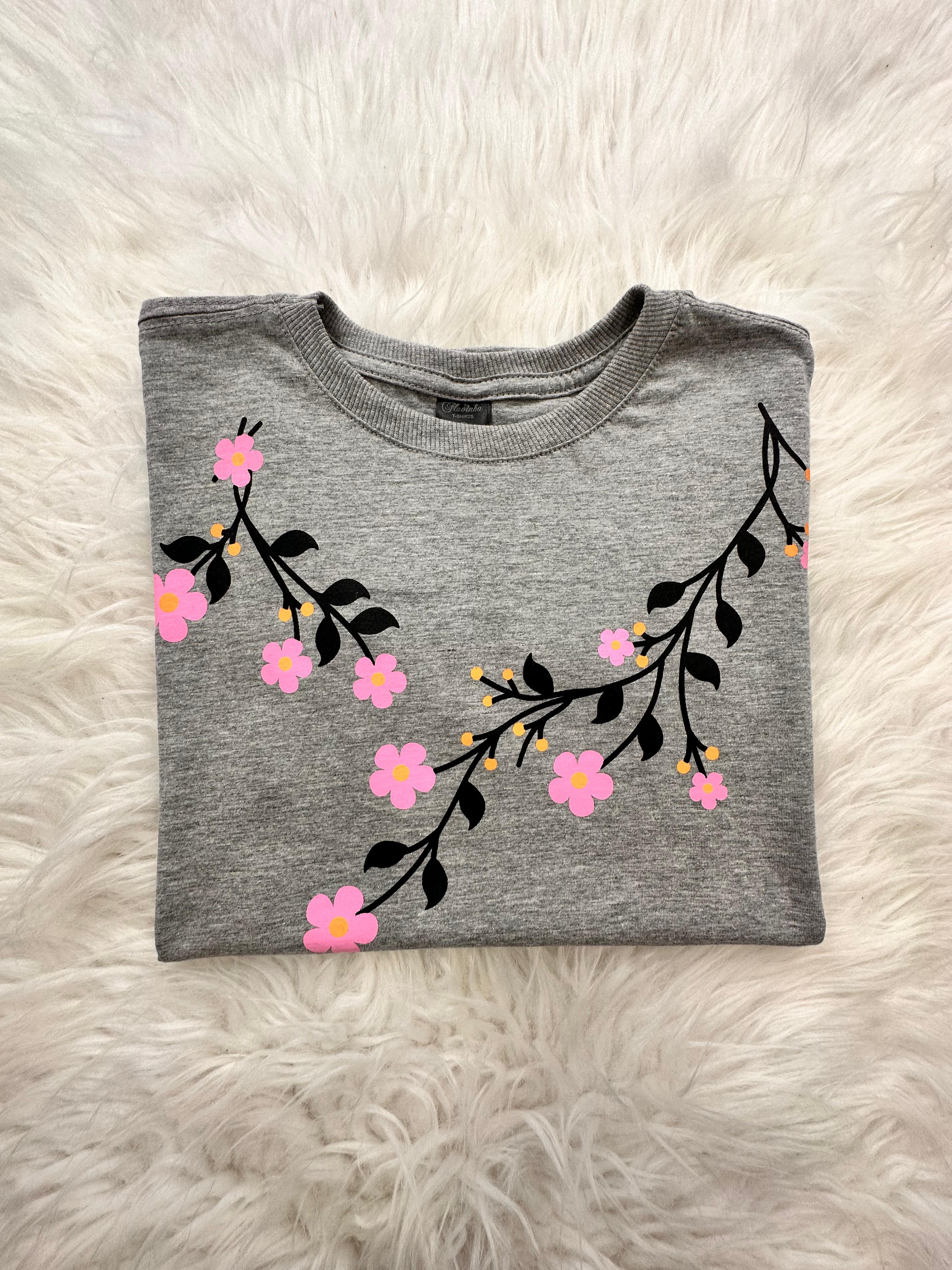 Camisa Sakura Cinza mix