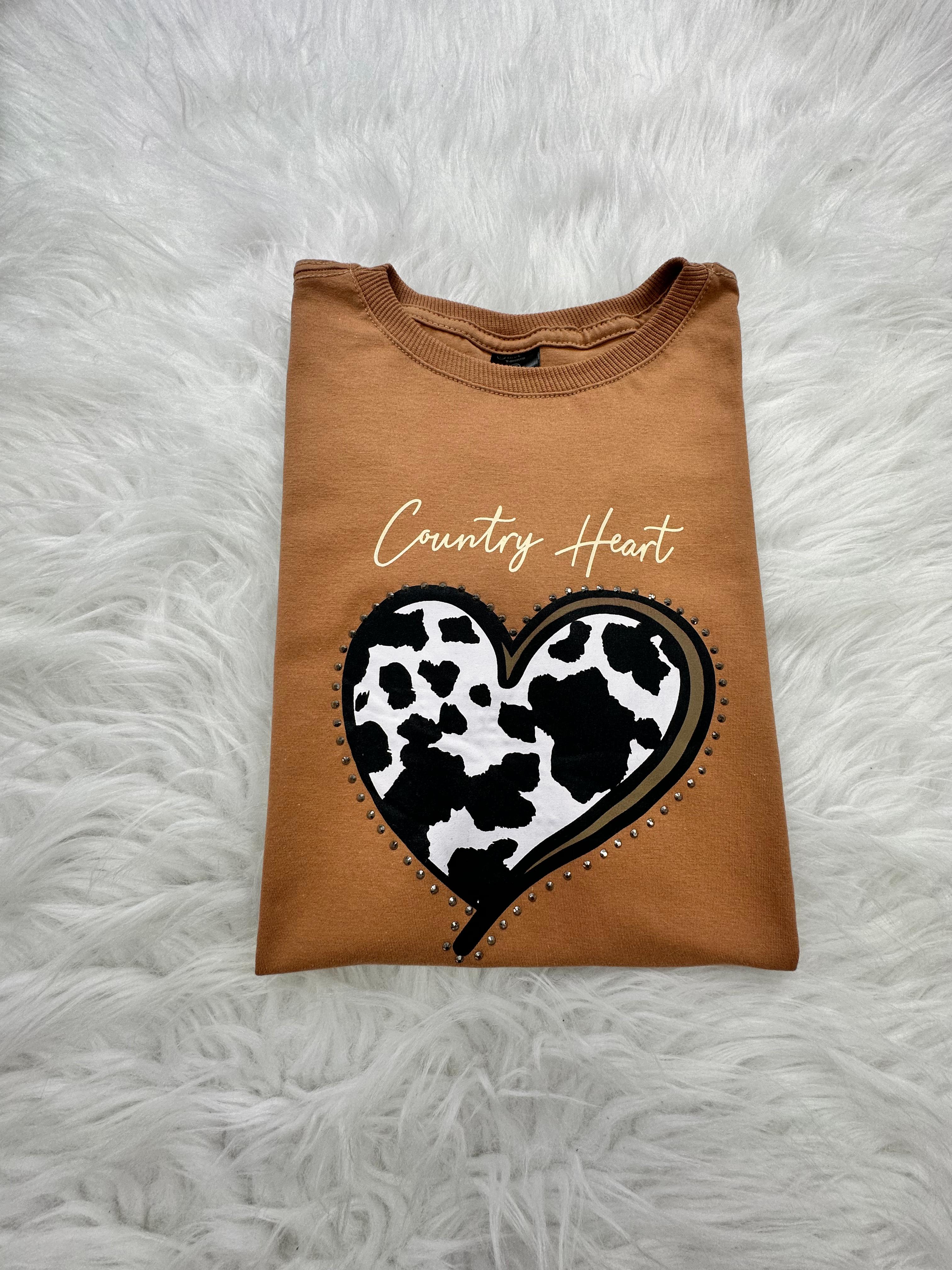 Camisa Country Heart Mousse