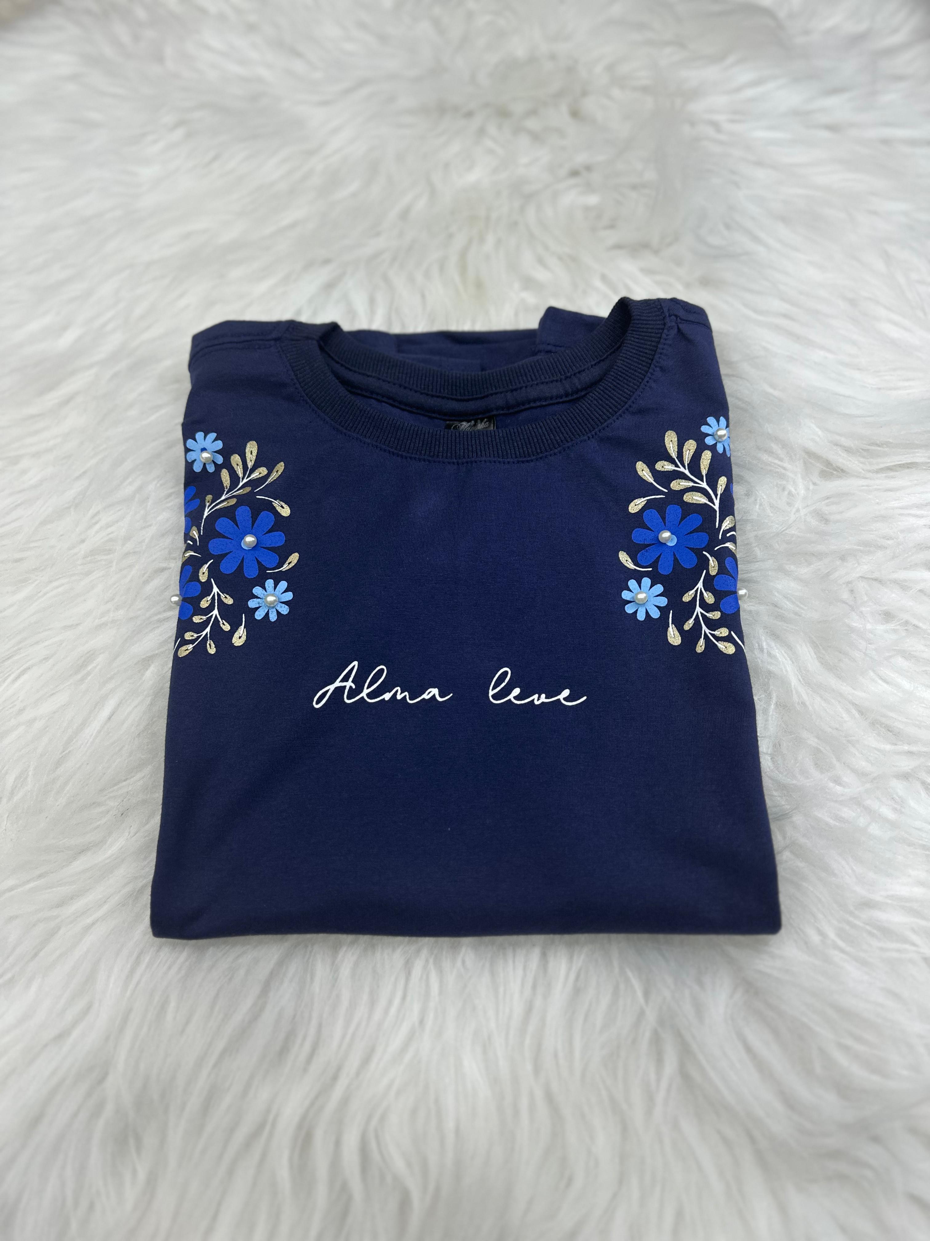 Camisa Alma Leve Azul Marinho