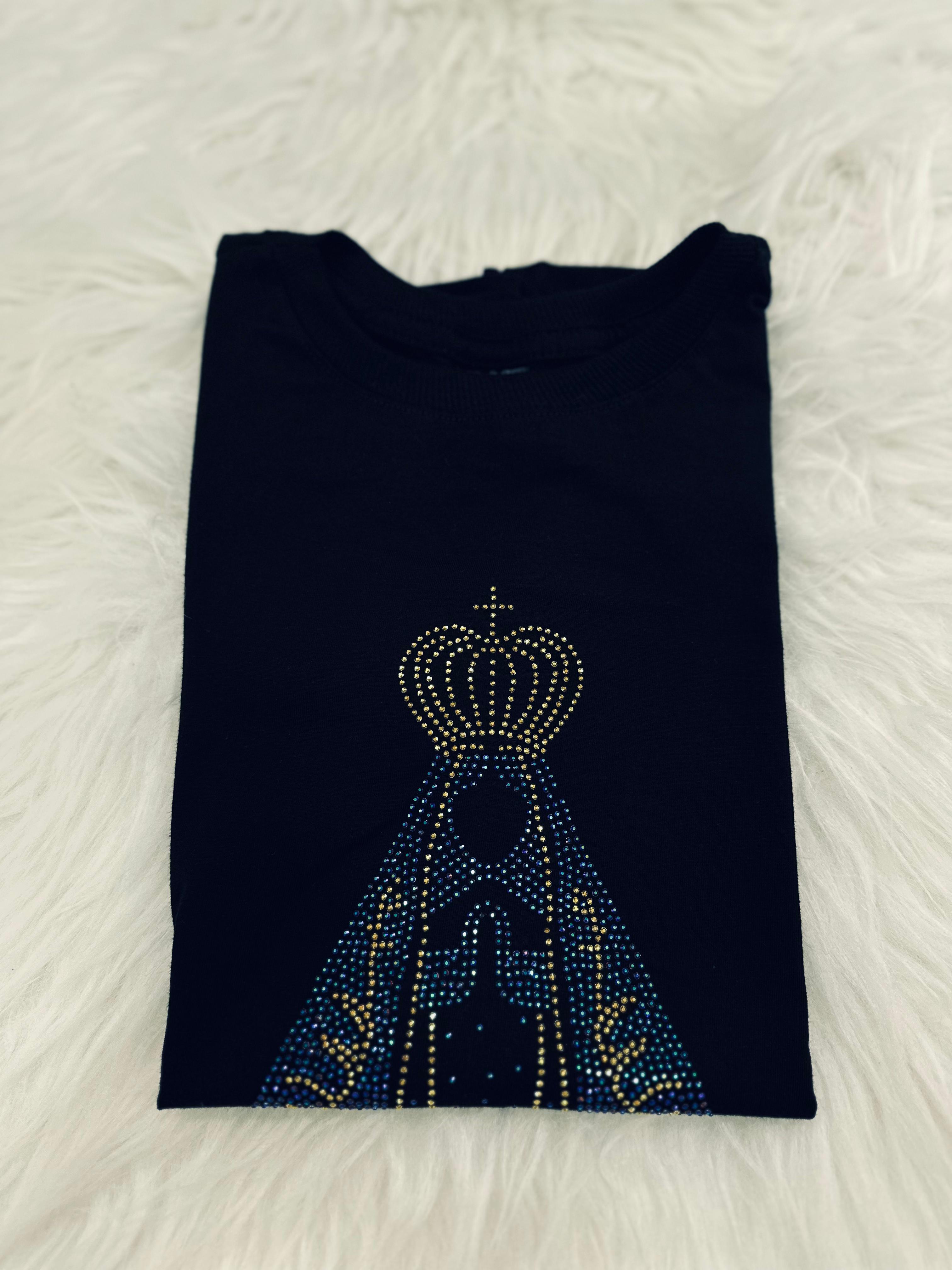 Camisa Nossa Senhora Estrelas True Black