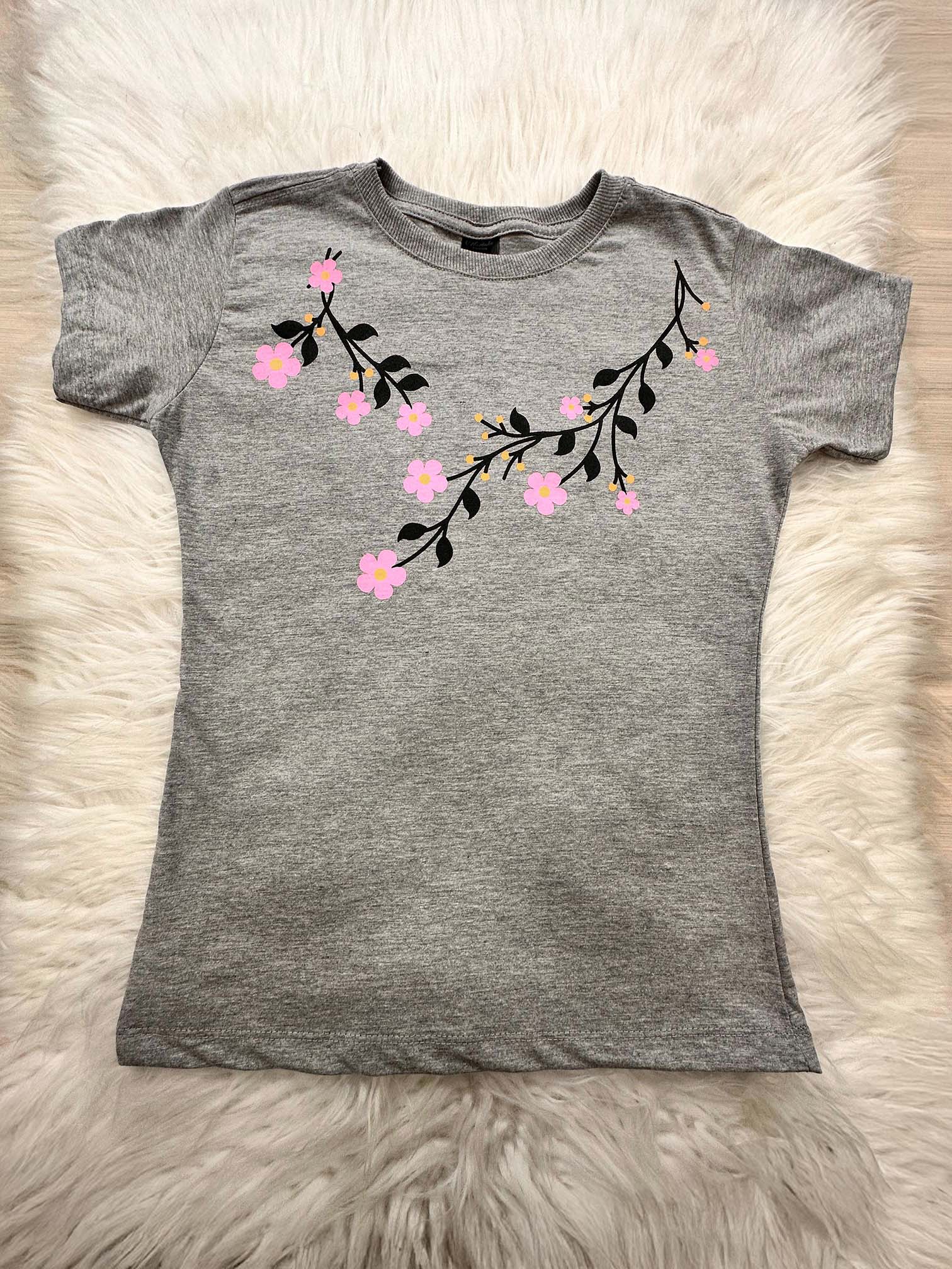 Camisa Sakura Cinza mix