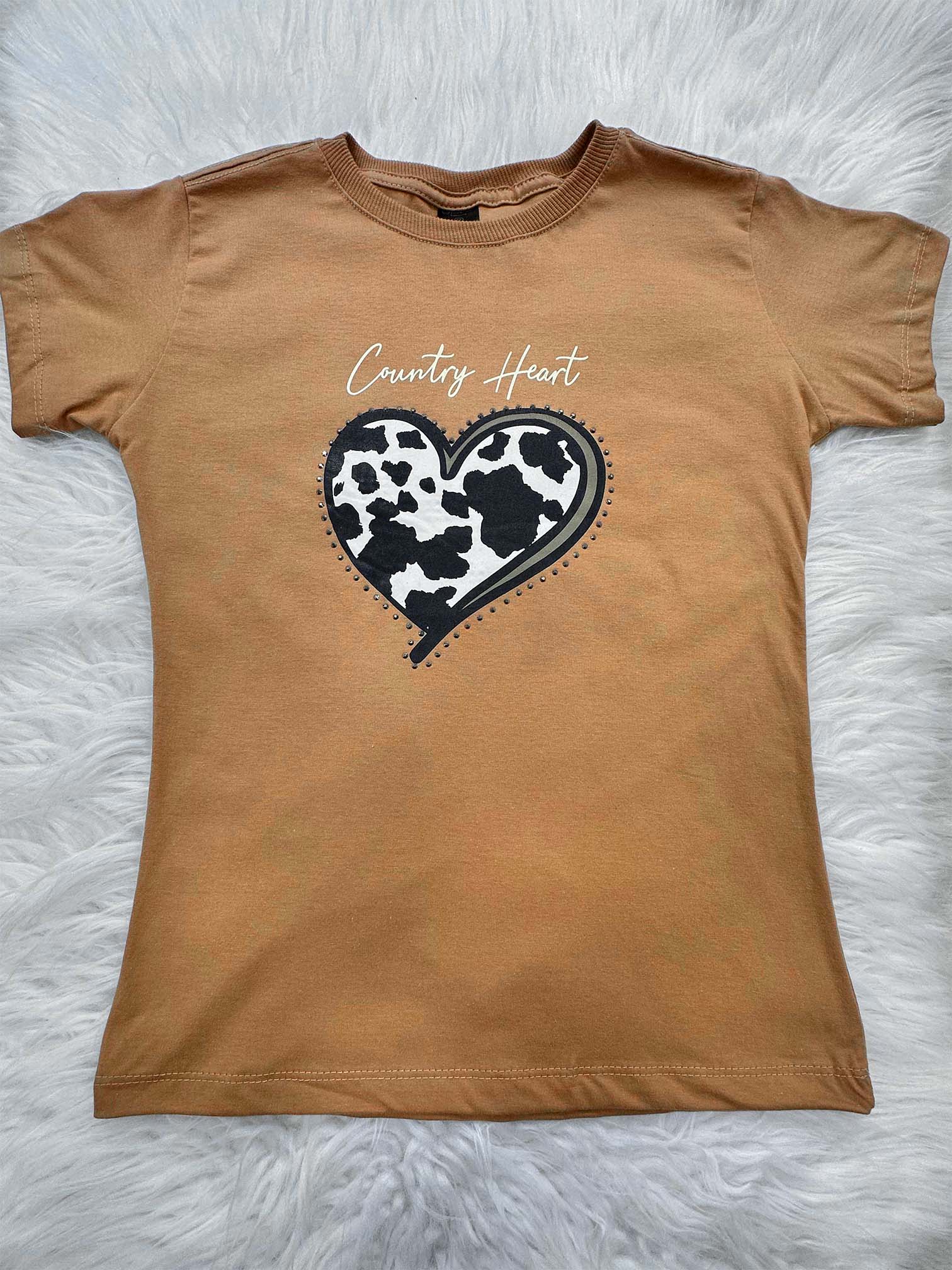 Camisa Country Heart Mousse