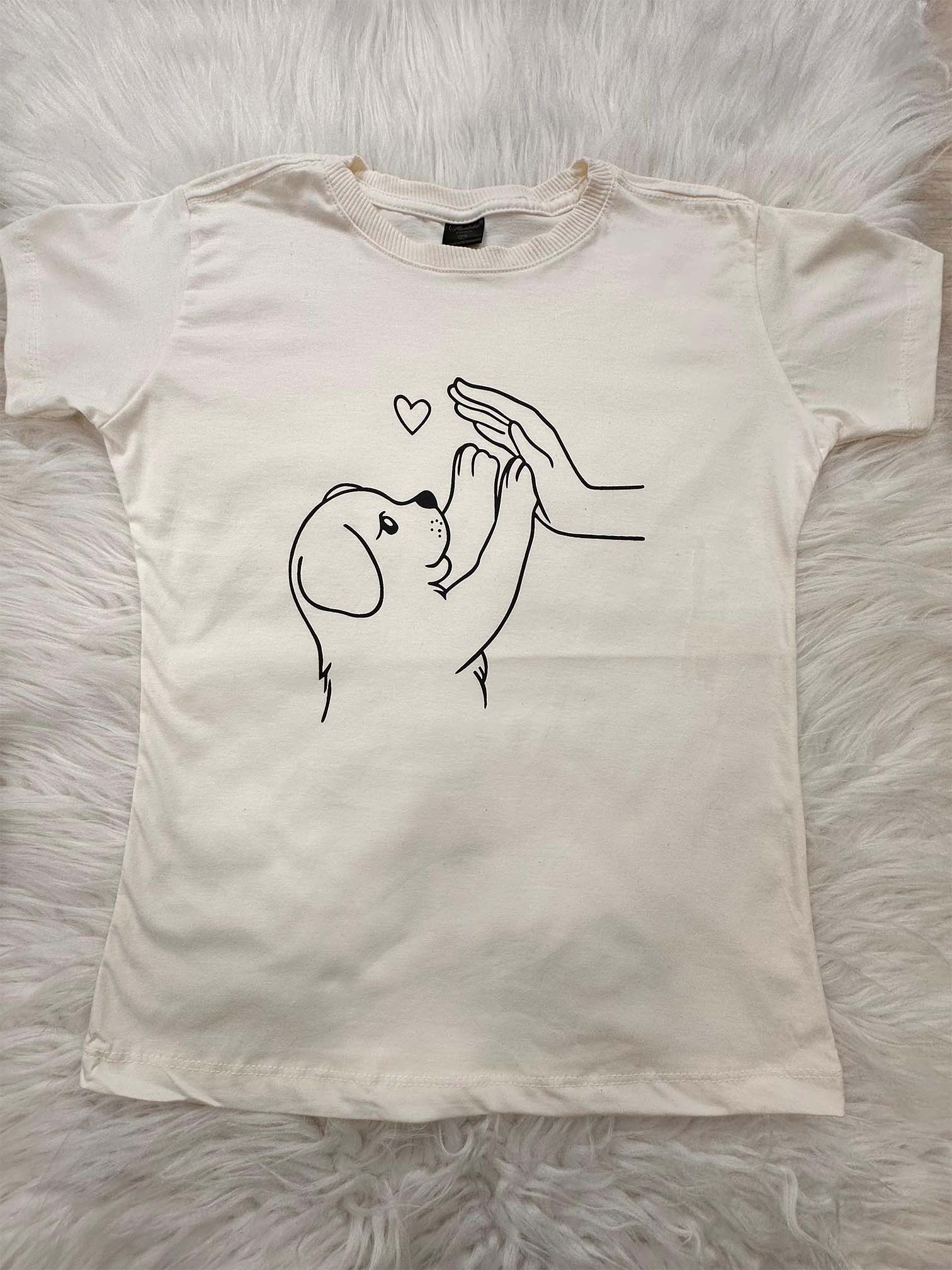 Camisa Cachorrinho Off-White