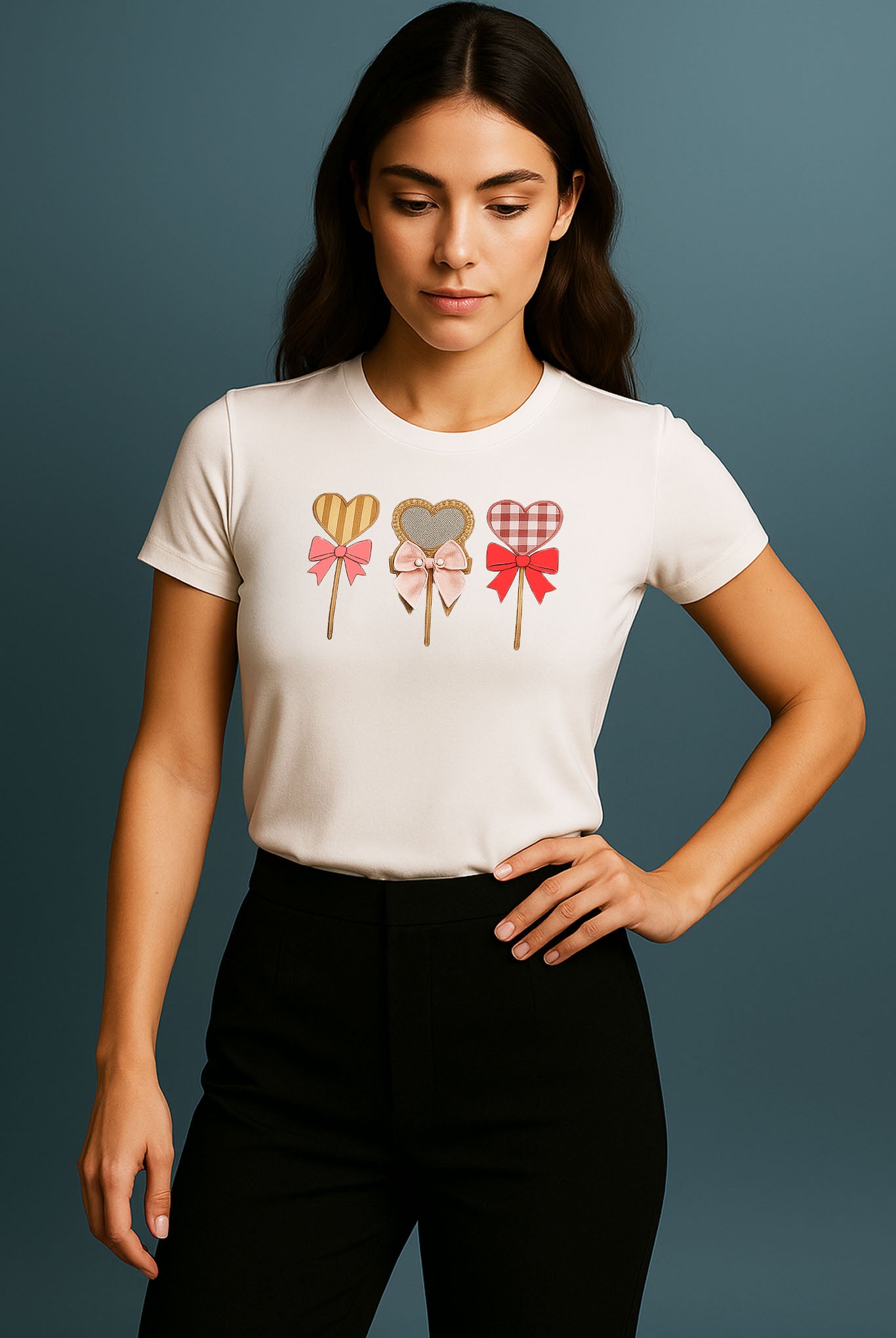 Camisa Lacinhos White